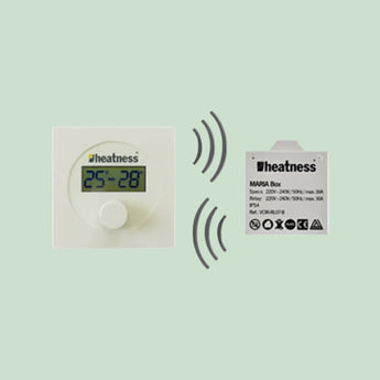 Draadloze bluetooth thermostaat voor infrapower infrarood panelen