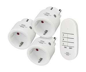 Draadloze-RF-stopcontactset-3-delig-3×2300W-Individueel-schakelbaar