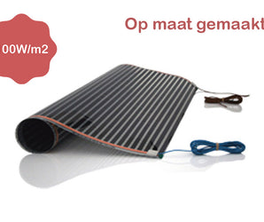 Elektrische vloerverwarming folie 100W/m² als vloerverwarming voor laminaat, pvc en lamelparket
