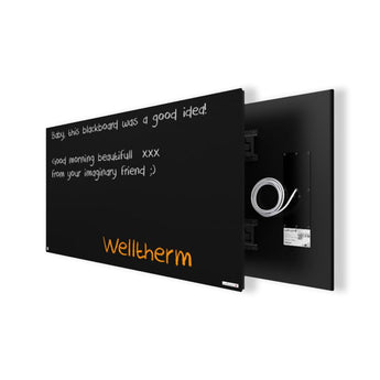 Welltherm glazen infraroodpaneel / krijtbord 780W