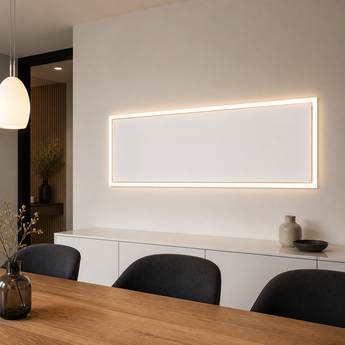 THERON Lichtkader Duo met dimbare LED-verlichting voor metalen infraroodpaneel