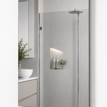 Infrapower 600W spiegel infrarood paneel 60x90 cm 10m2 verwarmde spiegel