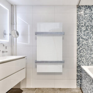 Infrarood handdoek radiator van glas