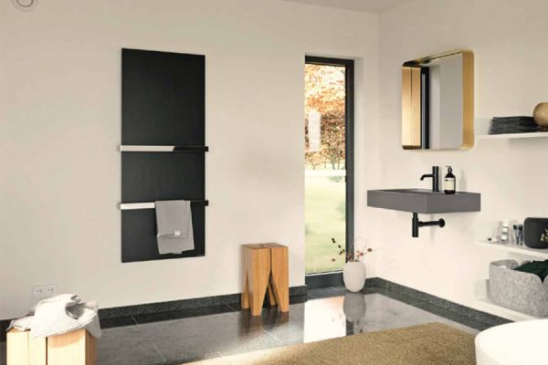 Welltherm Glazen dual zone handdoek droger 550W