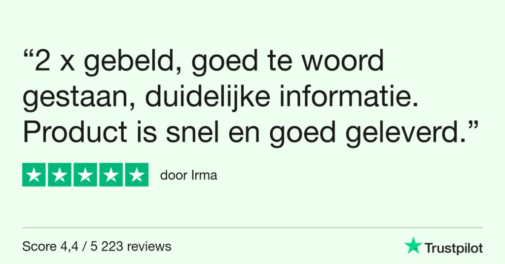 Trustpilot Review Irma