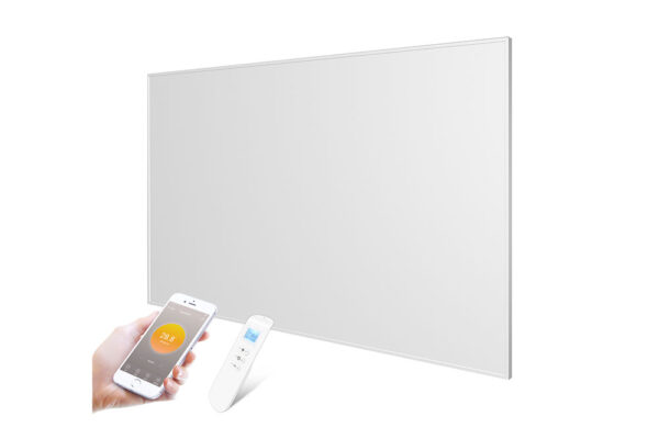 ECO 900W infraroodpaneel met wifi thermostaat en afstandsbediening budgetpaneel plug&play model